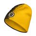 Men's adidas Black/Gold Boston Bruins Split Knit Hat