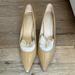 Nine West Shoes | Nine West Patent Beige Heels! | Color: Tan | Size: 8.5