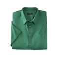 Men's Big & Tall KS Signature Wrinkle-Free Short-Sleeve Dress Shirt by KS Signature in Foliage Green (Size 18 1/2)