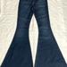 Free People Jeans | Free People Medium Dark Wash Extreme Flare Denim Jeans | Color: Blue | Size: 26