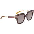 Gucci Accessories | Gucci Gg0281s-002 Havana Square Brown Lens Women's Acetate Sunglasses | Color: Brown | Size: Os