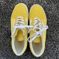 Vans Shoes | Bright And Cute Vans Authentic Old School Sneakers!! | Color: Yellow | Size: 8