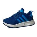 Adidas Shoes | Adidas Sneakers Tennis Stripes Elastic Lace Up Kids 8 Shoes | Color: Blue/White | Size: 8b