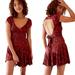 Free People Dresses | Free People It Takes Two Wrap Dress Plum Size Medium New | Color: Purple/Red | Size: M