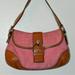 Coach Bags | Coach Vintage Shoulder Bag | Color: Pink/Tan | Size: Os