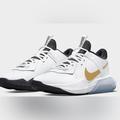 Nike Shoes | Big Kids’ Nike Air Zoom Crossover Basketball Shoes Gently Used! | Color: Gold/White | Size: Big Kids 5
