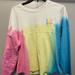 Disney Shirts & Tops | Disney World Pastel Striped Spirit Jersey - Youth Xl | Color: Blue/Pink | Size: Unisex Xl