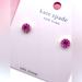 Kate Spade Jewelry | New Kate Spade Earrings & Dust Bag -Fuchsia Nwt | Color: Pink | Size: Os