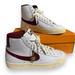 Nike Shoes | Nike Blazer Mid ‘77 Se Sneakers White Team Red Women’s Size 10 | Color: Red/White | Size: 10