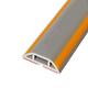 BBAUER Pvc Floor Cord Cover for Office, Thickened Anti-Slip Electrical Cable Management Self-Adhesive, Easy to Cut Power Cable Protector/Brown/900Cm