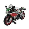 JEWOSS For Aprilia RSV4 RR1000 1:12 Die-cast Racing Model Toy Sports Bike With Accessory Wheel Collector's Edition Motorbike models (Color : RSV4 RR1000 White)