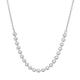 Vanbelle Sterling Silver Jewelry - Rhodium Plated with 925 Stamp - Pearl Necklace - Simple Elegant Handmade for Women - Chain 16" Long + 2" Extender