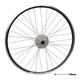 QR 700c 28" (ETRTO 622x19) Hybrid Bike REAR Wheel + 8 speed Cassette (11-32t) - Rim & Disc Brake Compatible - Sealed Bearings Hub (Very Smooth Hub) - Double Wall - 32x Spokes