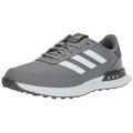 adidas Golf Men's S2G Spikeless Laced Leather 24 Golf Shoes, Greythree/Greyfour/Greytwo, 6 UK