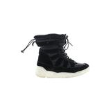 J/Slides Boots: Black Print Shoes - Women's Size 9 - Round Toe