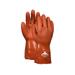 MCR Safety Redcoat with Kevlar Flexible PVC Coated Work Gloves Double Dipped with Sandy PVC Kevlar/Cotton Plaited Liner 12in Length Russet/Yellow