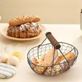 Mir à œufs de cuisine rétro panier de rangement créatif support de rangement ancien grand panier