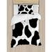 East Urban Home Cow Print Duvet Cover Set, White Cow Hide Barn, Twin, Black White in Black/White | Wayfair 05EDD149F0D149F49655D49D61E60FDF