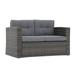 Winston Porter Jolena 50.8" Wide Outdoor Wicker Loveseat w/ Cushions Wicker/Rattan | Wayfair 08F3DE887F944BEE82E33F60DC1432F6