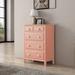 LORENZO Living room chest of drawers storage drawers light luxury style color chest of drawers Wood in Pink | 42.52 H x 31.5 W x 17.72 D in | Wayfair