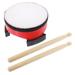 1 Set of Drum Floor Drum Percussion Music Instrument Drum with Mallets Party Percussion Drum