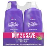 Aussie Miracle Repairer Dual Pack for All Hair Types 26.2 fl oz Shampoo and Conditioner