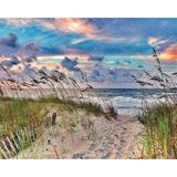 Heritage Puzzle High Tide EC36 Ocean Puzzle - Puzzles for 1000 Pieces Beach - 30in x 24in Finished Size - 1000 Pc Puzzles for - Beach Puzzles for - Ocean Puzzles for 1000 Piece