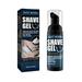 Shaving Cream Men S Shaving Foam Gentle Refreshing Cleansing Softening Beard Foaming Shaving Cream Helps Microcuts And Shaving Irritation 60ml Korean Beauty Edge Booster Beard And Face Moisturizer