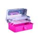 Plastic Tool Storage Case Translucent Plastic Toolbox Manicures Tool Box Cosmetic Medical Storage Box