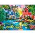 Buffalo Games - Country EC36 Life - Old Country Farmhouse - 1000 Piece Jigsaw Puzzle for Adults Challenging Puzzle Perfect for Game Nights - 1000 Piece Finished Size is 26.75 x 19.75