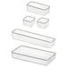 Makeup Storage Case Tool Trays 5 Pcs Drawer Household Plastic Desk Bedroom Drawers Divider Organizational for