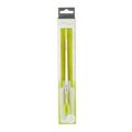 Beautility BEAUTISCOOP Crisp White/Green CM31 Single Dual-Scoop Beauty Tool (8 Single White/Green)