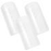 3pcs Retractable Brush Cases Clear Plastic Makeup Brush Holders Waterproof Brush Storage Containers