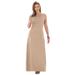 Plus Size Women's Denim Maxi Dress by Jessica London in New Khaki (Size 12)