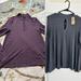 American Eagle Outfitters Tops | American Eagle Outfitters Soft And Sexy Burgundy Gray Top Bundle Size S Nwt | Color: Gray/Purple | Size: S