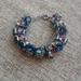 J. Crew Jewelry | J. Crew Sapphire Twisted Crystal Full Spectrum Bracelet | Color: Blue/Silver | Size: Os
