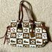 Dooney & Bourke Bags | Dooney And Bourke Shoulder Bag | Color: Brown/Cream | Size: Os