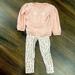 Jessica Simpson Matching Sets | Jessica Simpson Set Sweater And Pants | Color: Cream/Pink | Size: 5g