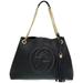 Gucci Bags | Gucci Soho Chain Interlocking G Tote Bag Leather Black | Color: Black | Size: Os