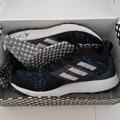 Adidas Shoes | Adidas Men's Ultraboost Parley Running Shoes Black & Aqua Blue Size 9.5 | Color: Black/Blue | Size: 9.5