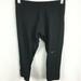 Nike Pants & Jumpsuits | Nike Dri Fit Leggings Women Sz M Black Stretch Knit Capri Cropped Athletic Pant | Color: Black | Size: M