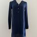 Lilly Pulitzer Dresses | Lilly Pulitzer Navy Long Sleeve Gold Button Dress | Color: Blue | Size: Xs