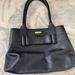 Kate Spade Bags | Kate Spade Quinn Villabella Avenue Bag Black Leather W Bow | Color: Black/White | Size: Os