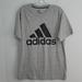 Adidas Shirts | Adidas Ultimate Tee Gray Crew Neck Logo Size Men's Small | Color: Black/Gray | Size: S