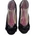 Kate Spade Shoes | Kate Spade Satin Flats Black | Color: Black/Pink | Size: 10