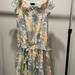 Polo By Ralph Lauren Dresses | Floral Dress With Ruffles. Nwot | Color: Blue/Green | Size: 16g