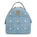 Gucci Bags | Gucci Gg Marmont Backpack/Daypack 476671 001998 Women's Gucci | Color: Blue | Size: Os