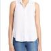 Anthropologie Tops | Anthropologie Cloth Stone White Button Back Top Women's Size X-Small Xs | Color: White | Size: Xs
