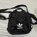 Adidas Bags | Adidas Originals Micro Backpack Small Mini Travel Bag, Black/White, One Size | Color: Black | Size: Os