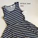 Lularoe Dresses | Medium Lularoe Nicki Dress, Navy And White Stripes | Color: Blue/White | Size: M